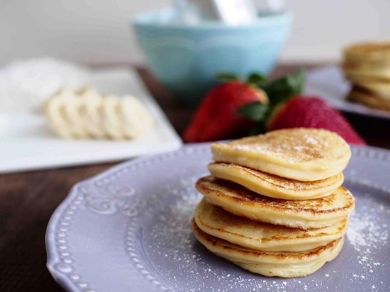 Naleśniki z nadzieniem serowo-bananowym